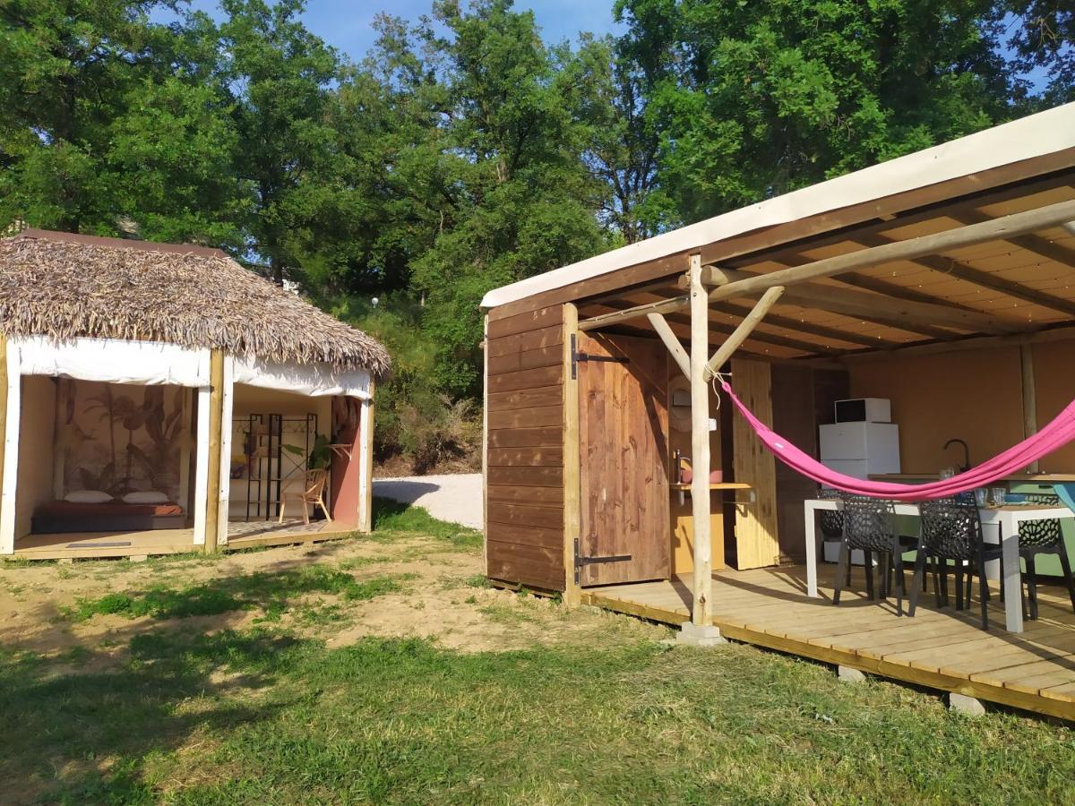 Camping Domaine De Senaud Albon Eksteriør billede