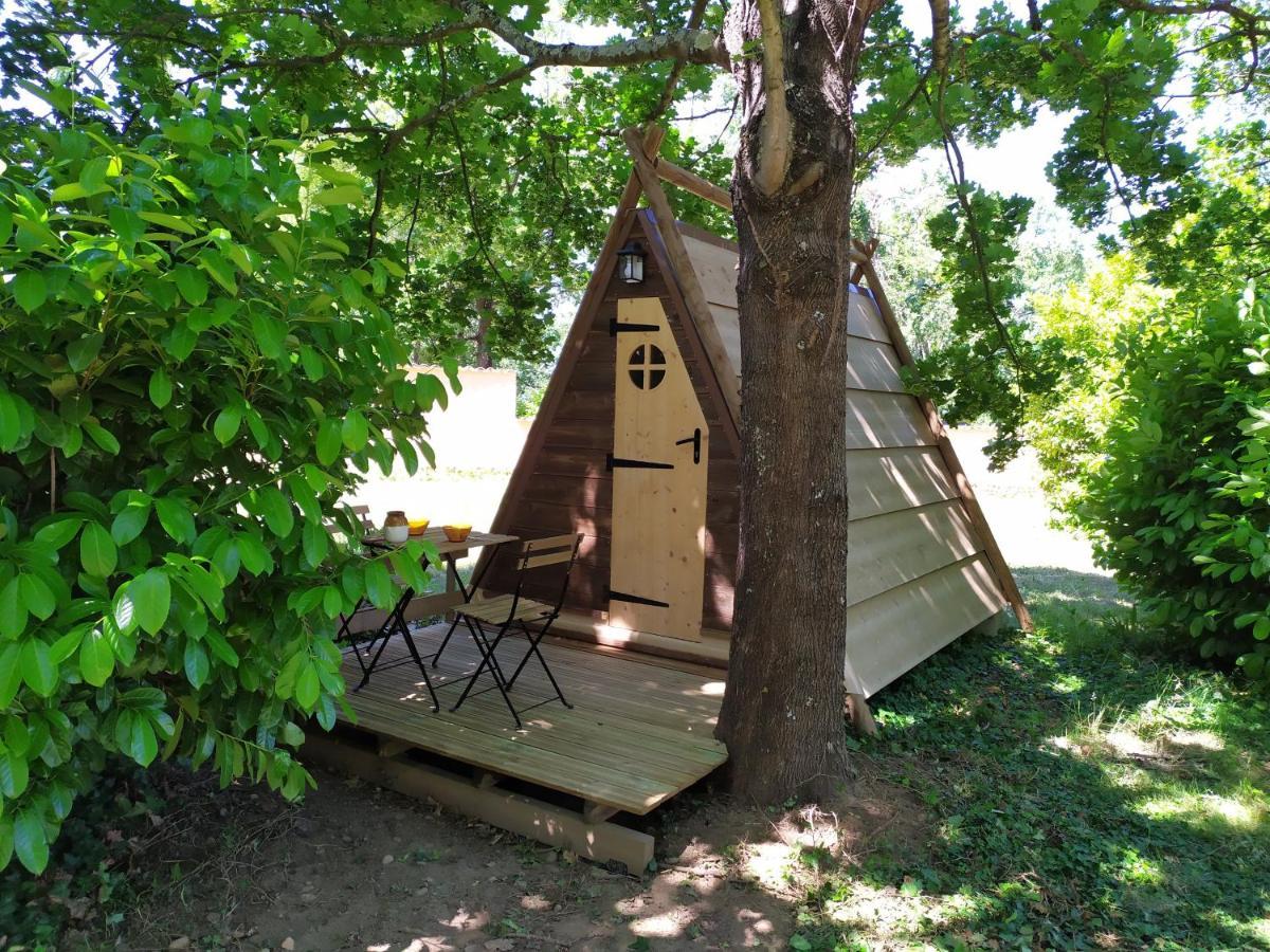 Camping Domaine De Senaud Albon Eksteriør billede